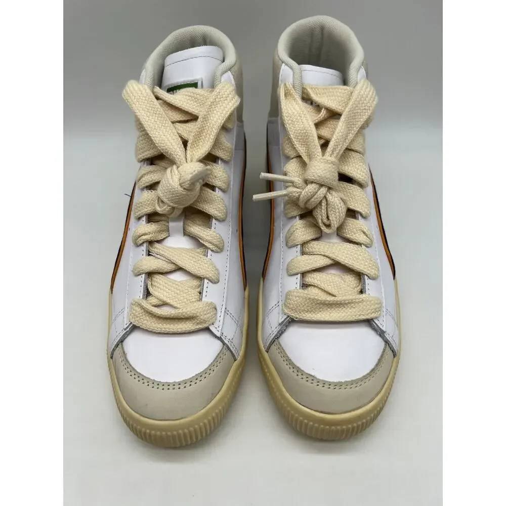 Puma Clyde Mid Bball Rhuigi Puma White Royal Sapphire 391335-01 Men's Size 8